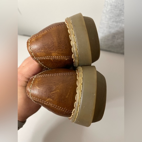 Dr.MARTENS 3A65 Men’s Light Brown Leather Slip On Shoes Sz 8 M Retro Y2K Unisex - Picture 5 of 8